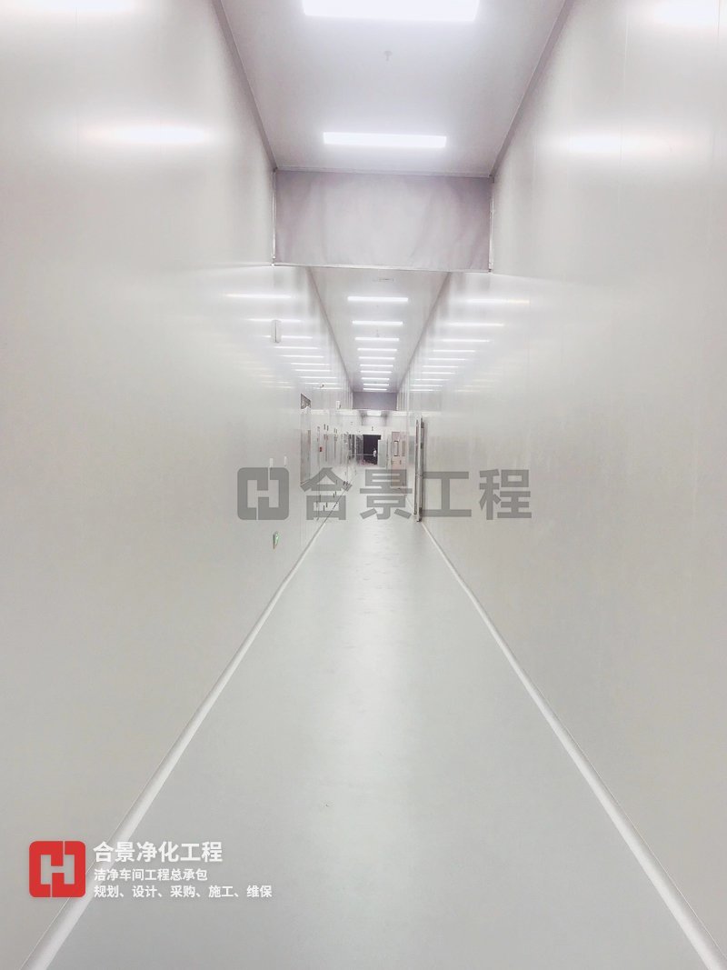 鋰電池?zé)o塵車(chē)間廠(chǎng)房建設(shè)完工